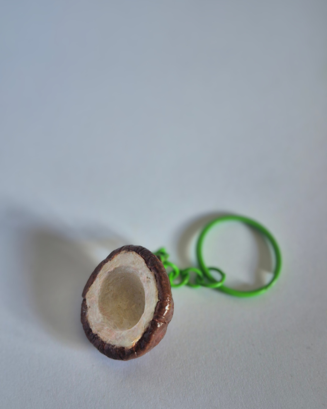🥥Coconut Clay Keychain