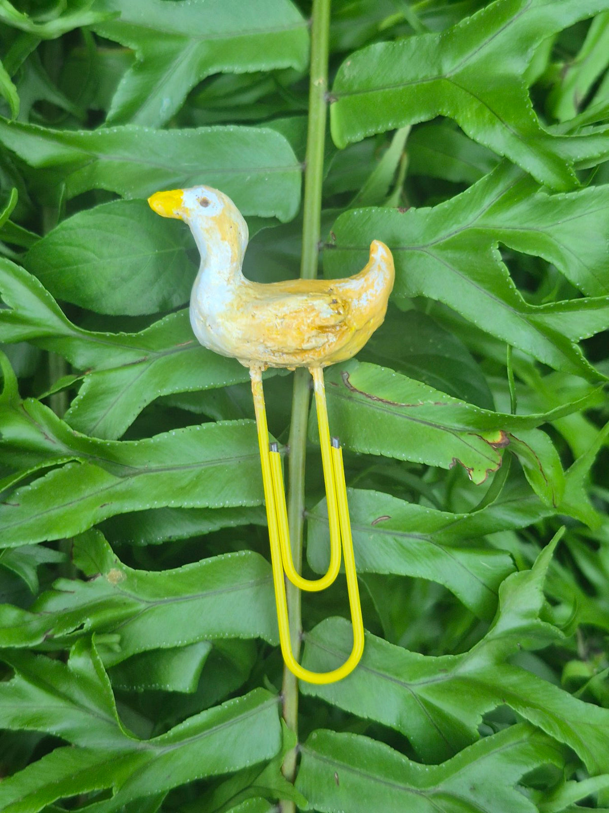 Clay Duck Paperclip Bookmark