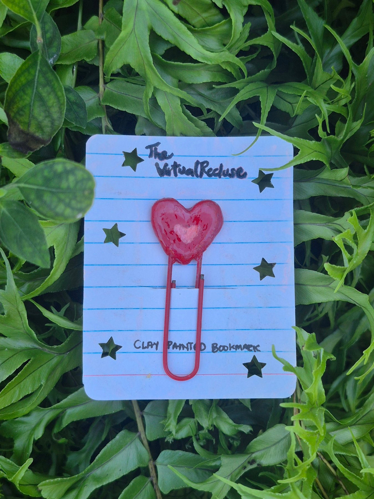 Heart Paperclip Bookmark