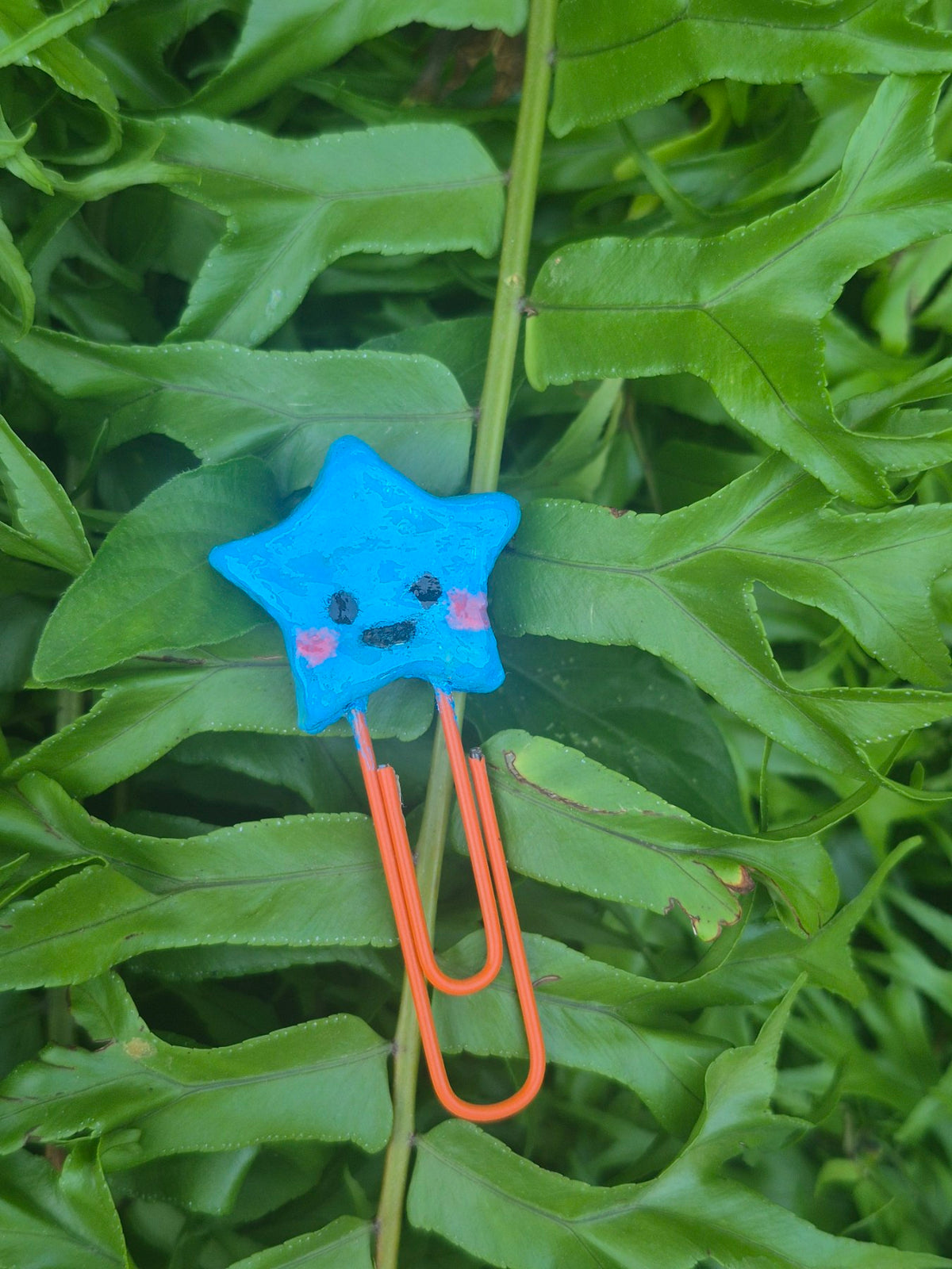 Happy Star Paperclip Bookmark