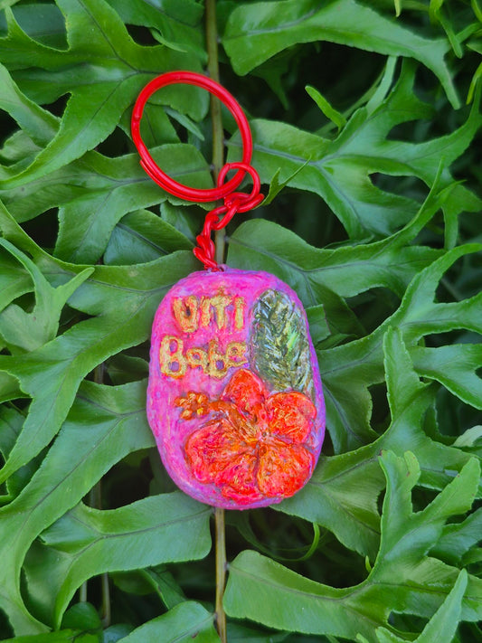 🌺Vitibabe Clay Keychain